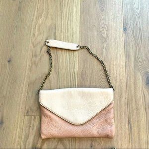 Leather JCREW shoulder purse